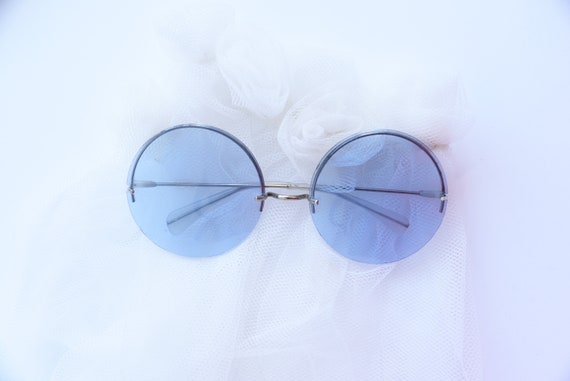 Vintage round eyeglasses, Vintage sunglasses, John