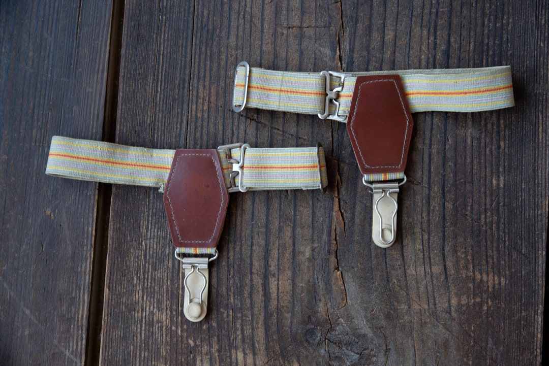 Antique Garters for Socks Mens Sock Garters Mens Vintage Etsy