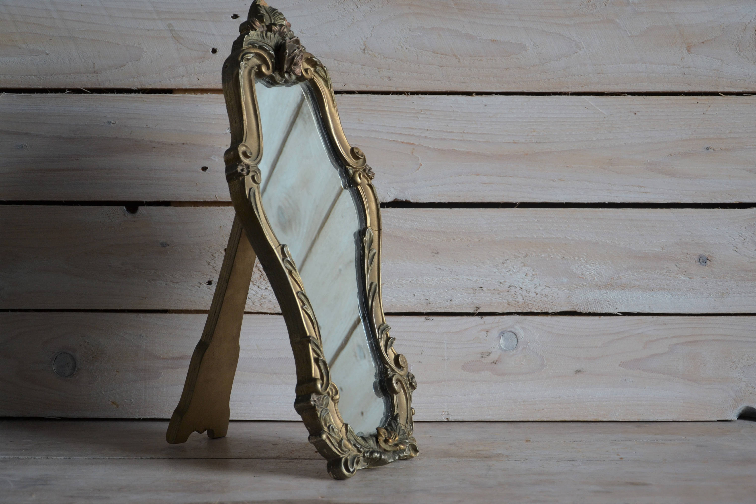 Vintage Mirror Set Ornate Framed Mirror Shabby Wall Decor Etsy