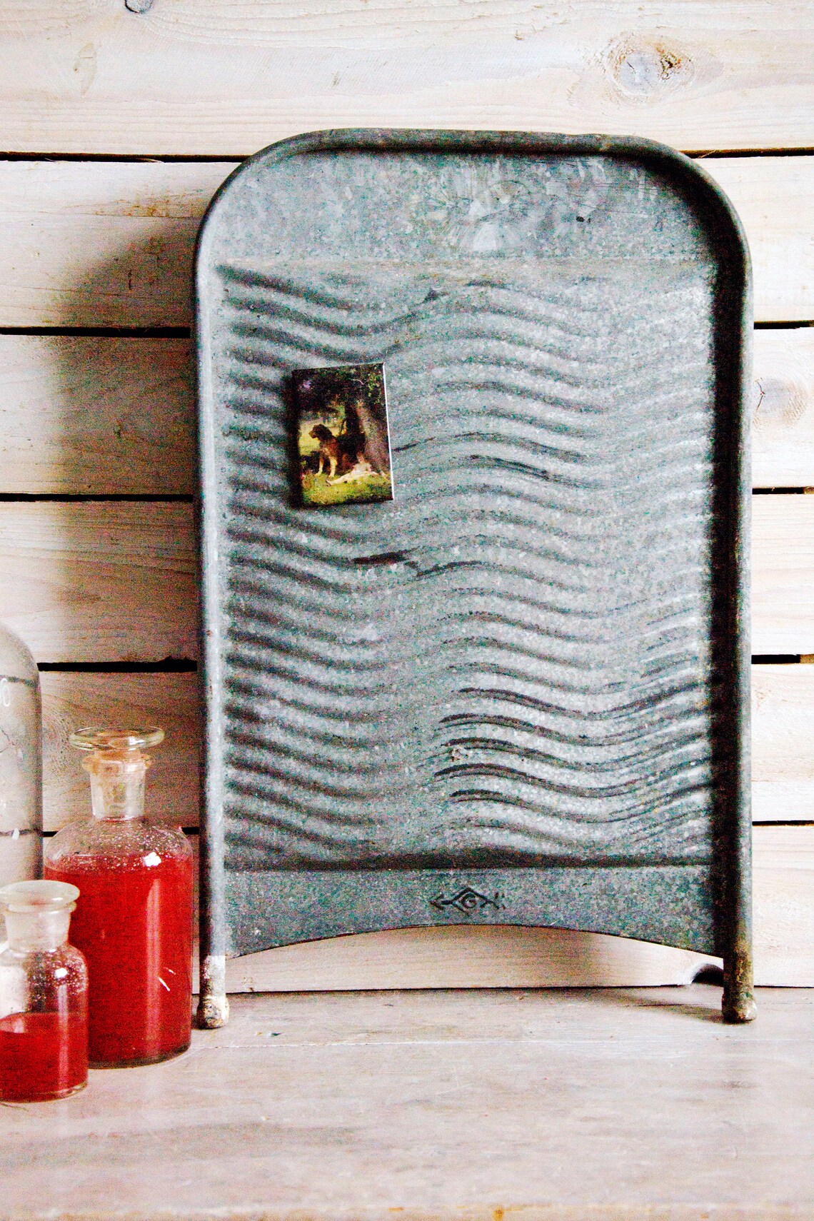 Lavamanos vintage lavamanos de metal vintage decoración | Etsy