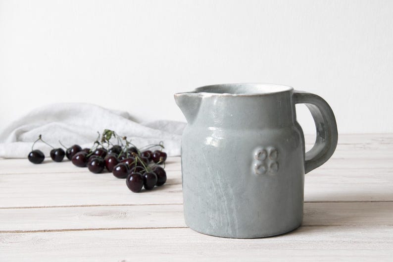 Vintage stoneware decor piece for natural shelf styling or flower arrangements