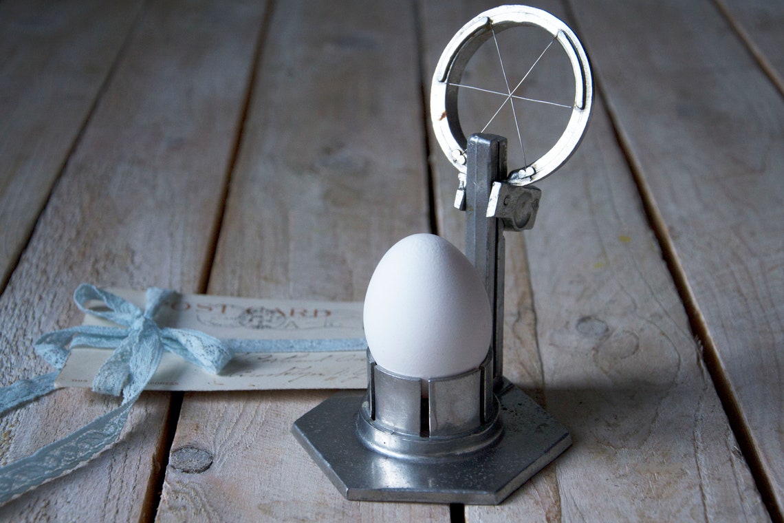 Vintage egg slicer Egg cutter Metal slicer for egg Cutting Etsy