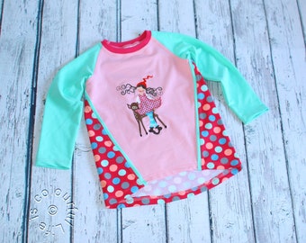 Long-sleeved shirt shirt Milli Dwarf Beautiful Deer 110/116