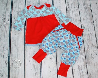 Babykombi Tunika & Hose Gr. 62/68 Lillestoff