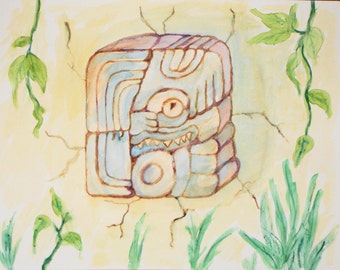 Mayan Digital Download &#39;&#39;Utchi&#39;&#39; Glyph