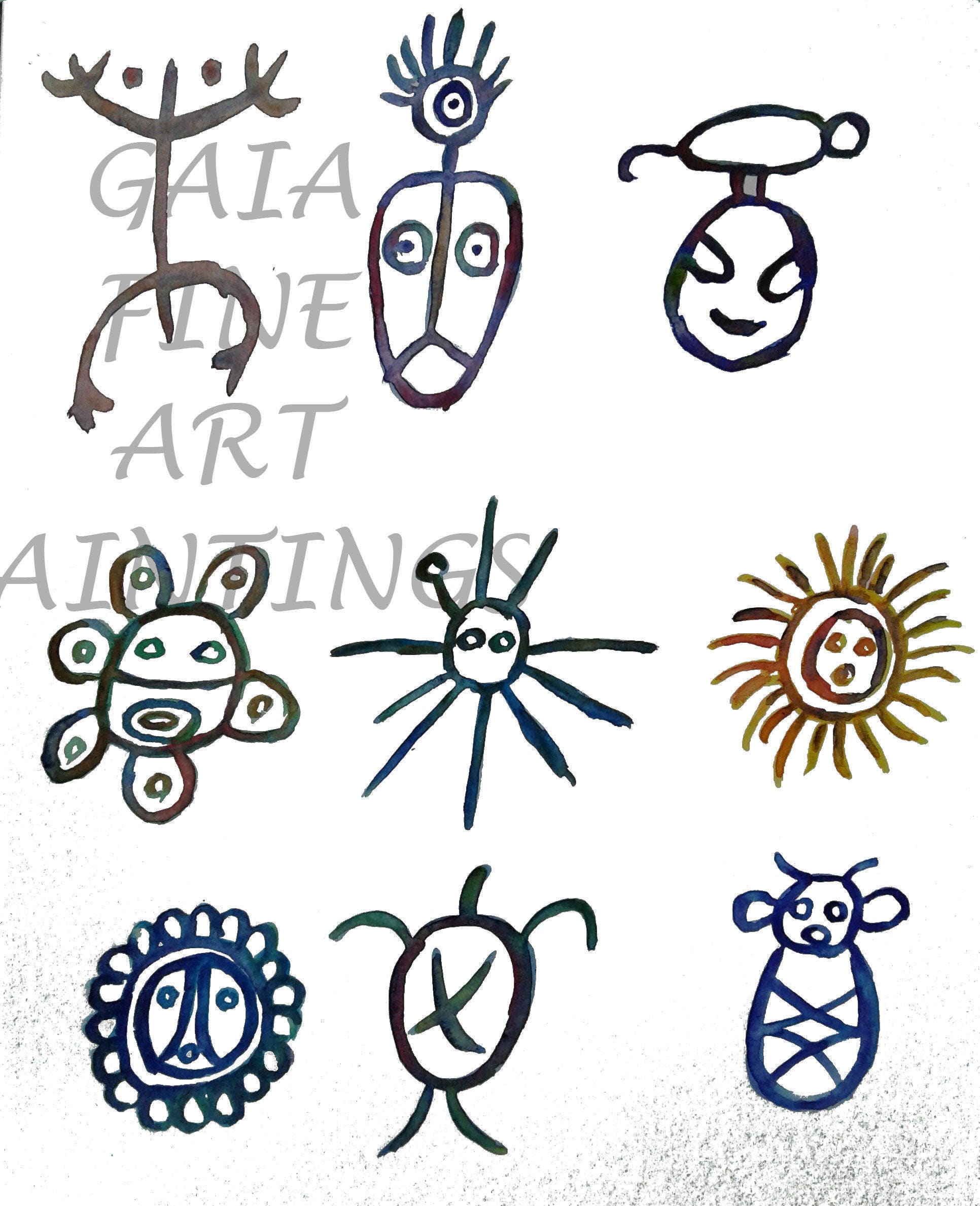Taino Symbols Tattoo - fav56f3