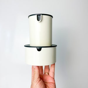 Vintage Stelton Denmark Coffee Tea Set Erik Magnussen for Arne Jacobsen Minimalist Creamer Sugar Bowl Set Made in Denmark