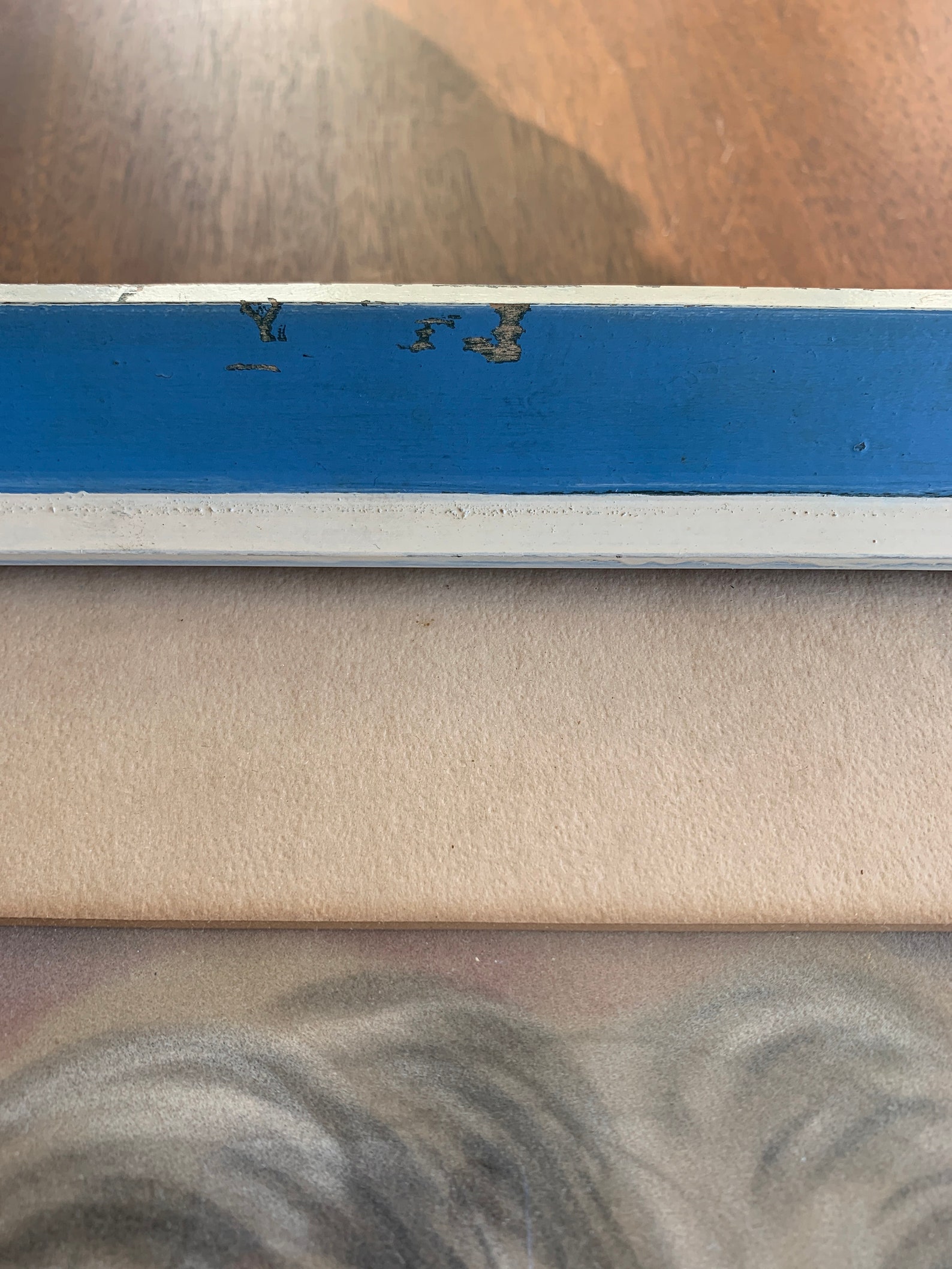 Vintage Chalk Art Portrait / Signed Art / Portrait of Woman / Etsy