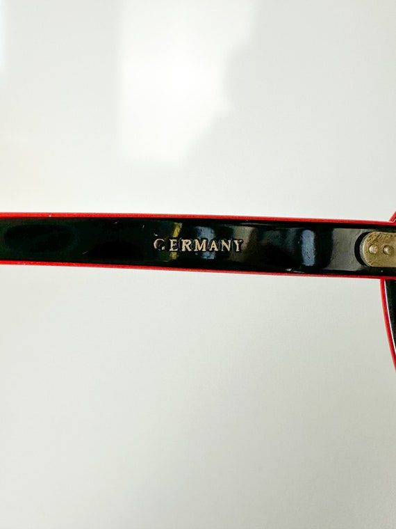 Vintage 1980s Red White Blue Ski Sunglasses Unise… - image 9