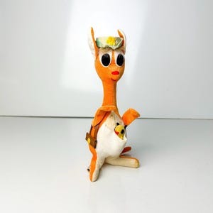 Dakin Co. Dream Pets Matilda Kangaroo & Baby Joey Vintage Stuffed Animal Plush Japan Collectible