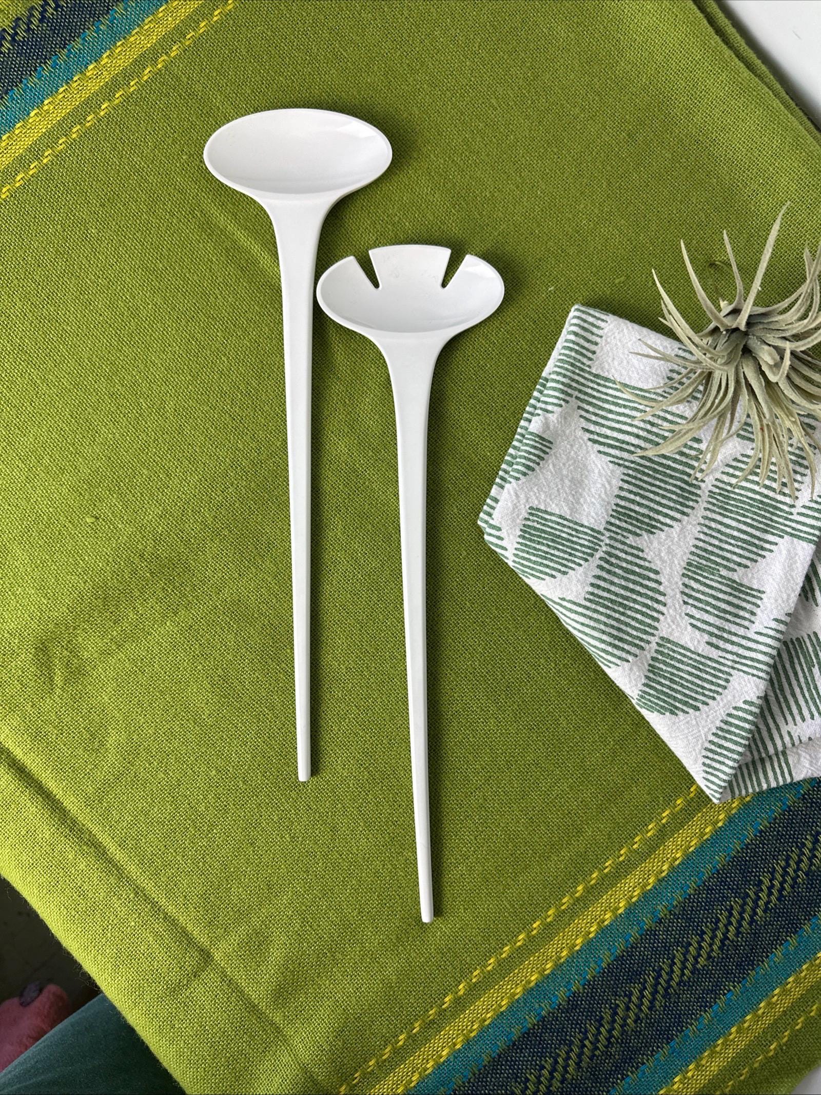 ヴィンテージ IKEA サラダサーバー サービングツール スカンジナビア 