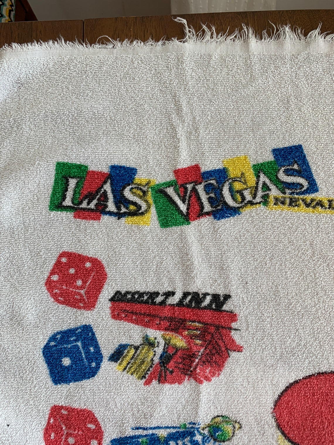 Las Vegas Memorabilia Pool Towel / Collectible Advertising / Etsy
