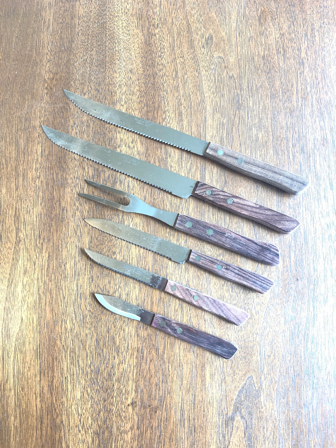 Vintage Cutlery Set Washington NOS 6 piece Etsy