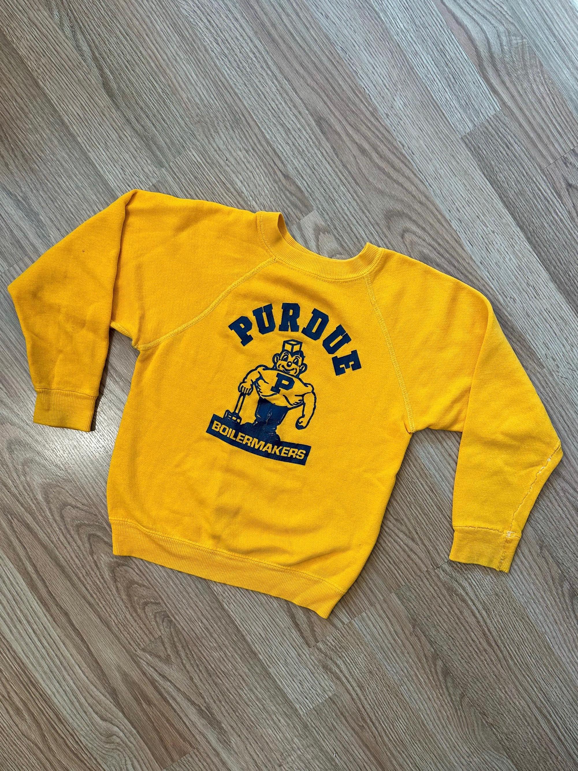 Vintage Purdue Sweatshirt - Etsy