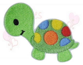 Applikation/Aufnäher/ Bügelbild/ Patch Schildkröte gestickt
