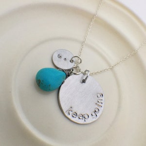 Keep Going necklace