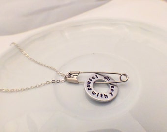 Safety Pin Necklace