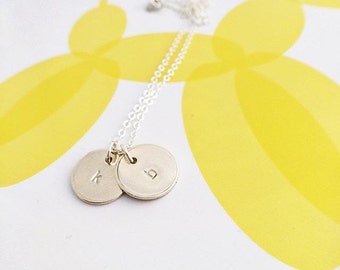 Sterling Silver Disc necklace