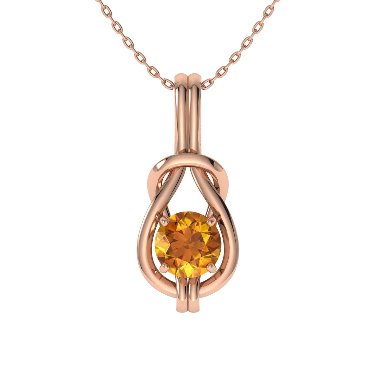 Natural Citrine Necklace Citrine 