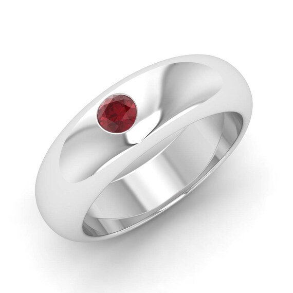 Mens Natural Ruby Rings - The Best Original Gemstone