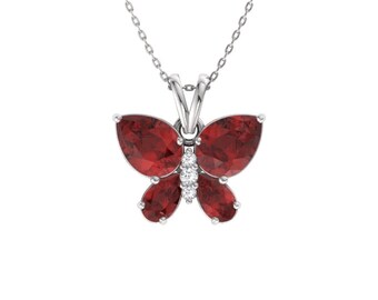 Natural and Certified Pear Cut Garnet 