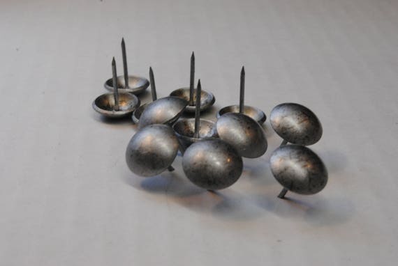 Upholstery Tacks Decorative Tacks Matte Silver Large Head Etsy