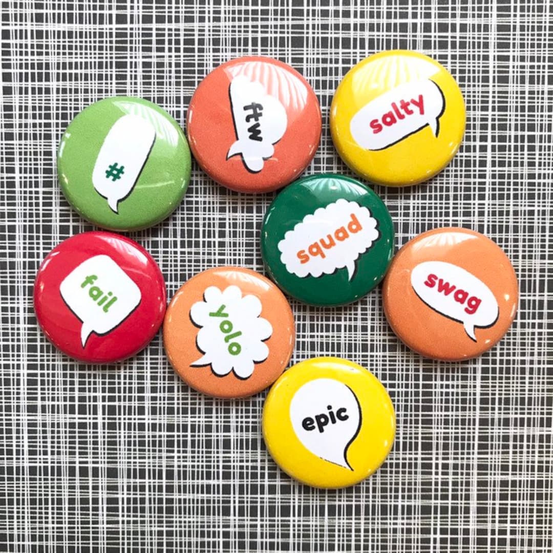 KIDS BUTTON MIX | bulk quantity pin badge flair 1 inch tweens prizes  classroom stocking stuffers party favors halloween school event