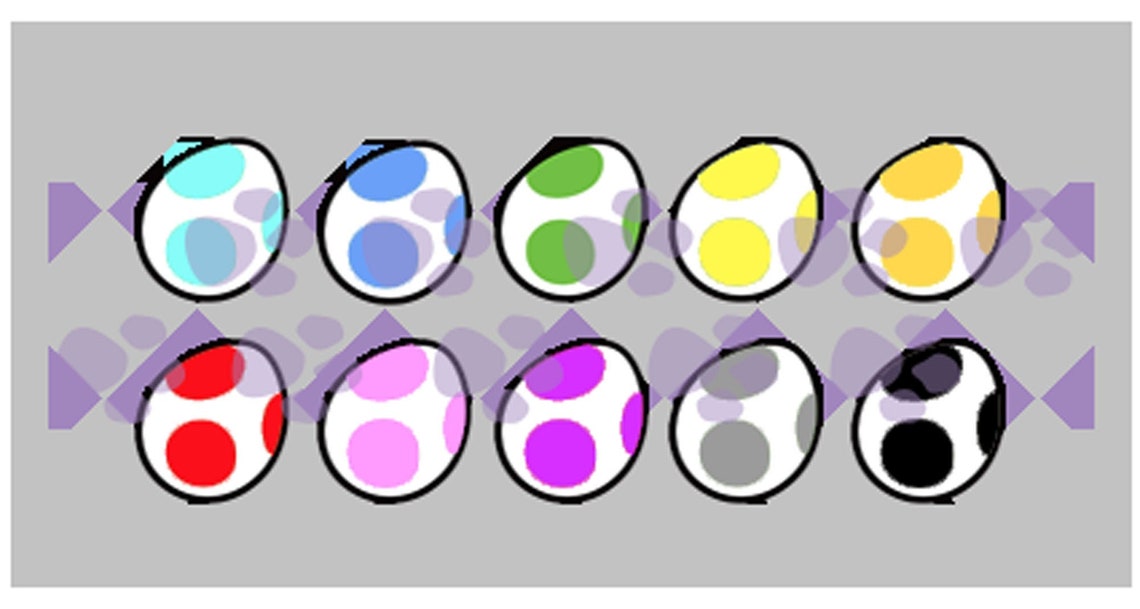 Yoshi egg sub/bits/cheer badges/emotes 10 colours for Etsy