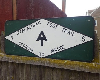 Appalachian Foot Trail "Diamond" - Metal Replica Sign