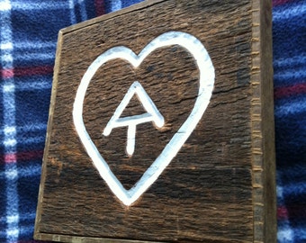 TRAIL LOVE! Hand-carved Appalachian Trail sign from reclaimed wood