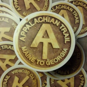 Appalachian Trail geological survey marker sticker
