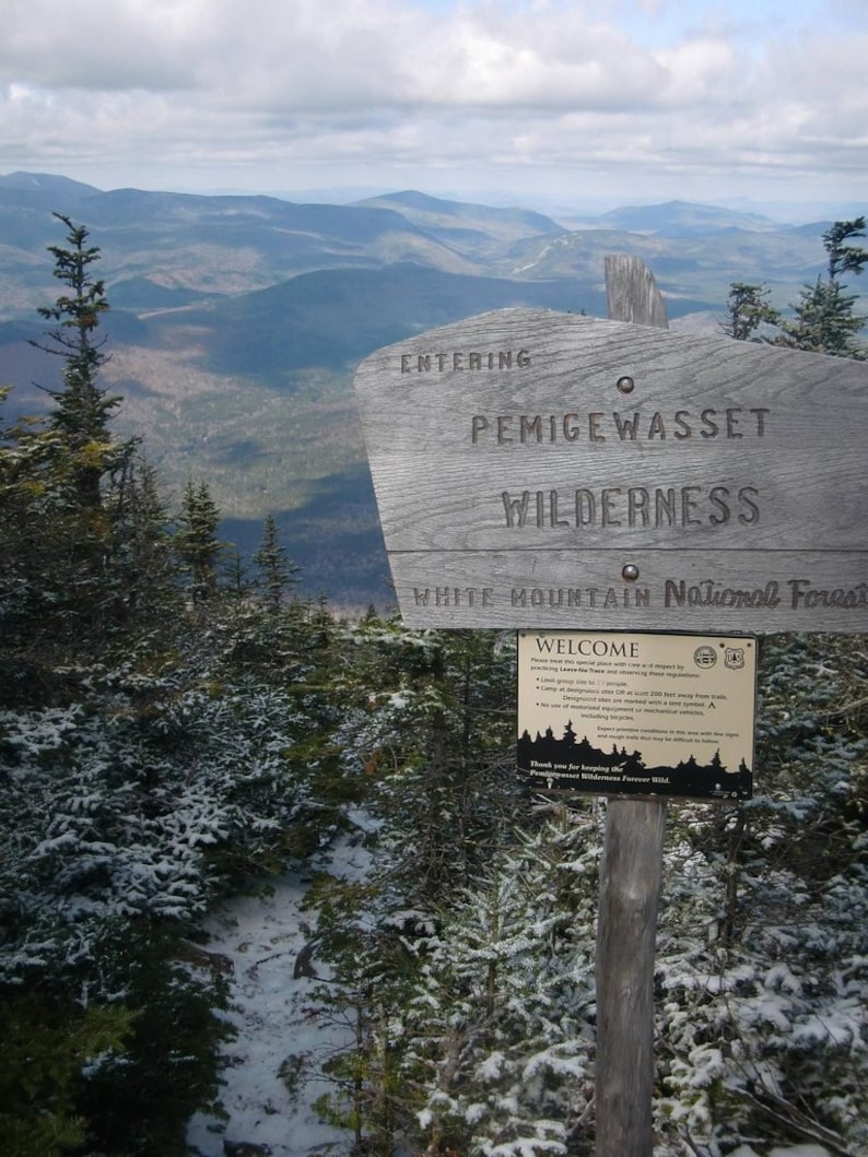Pemigewasset Pemi Wilderness sign image 2
