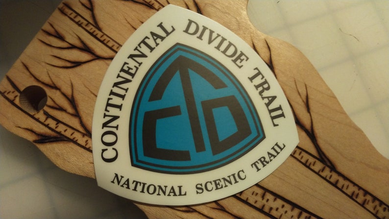 Continental Divide Trail CDT 3 vinyl sticker image 1