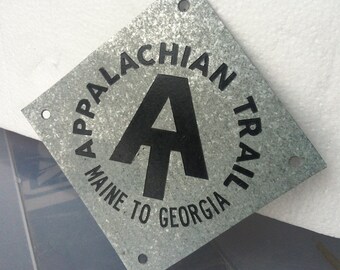 Appalachian Trail Replica Metal Insignia Placard Sign