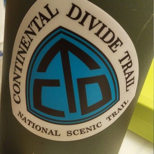 Continental Divide Trail CDT 3 vinyl sticker image 2