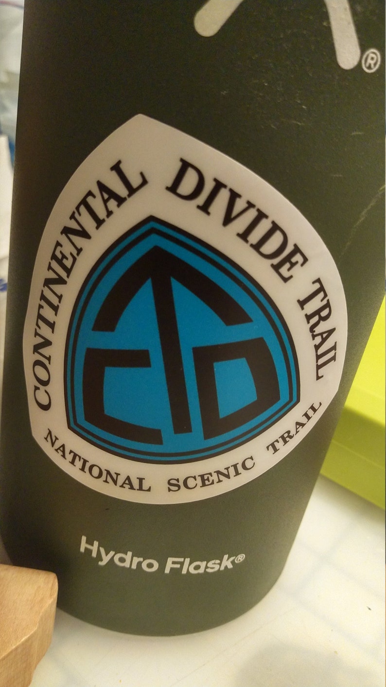 Continental Divide Trail CDT 3 vinyl sticker image 2