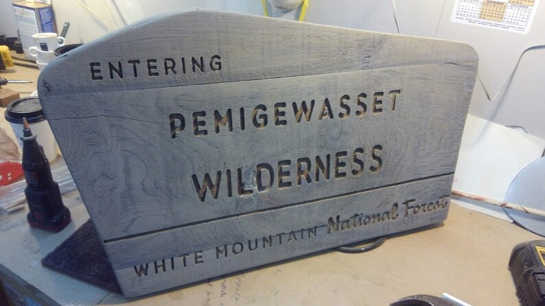 Pemigewasset Pemi Wilderness sign image 3