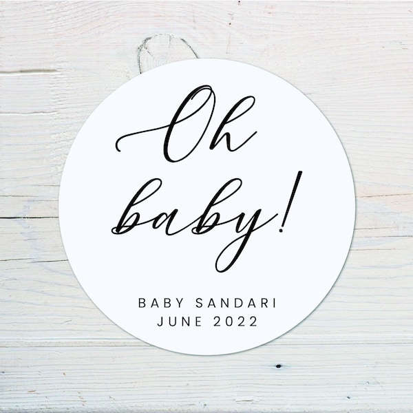 Oh Baby Stickers - Etsy