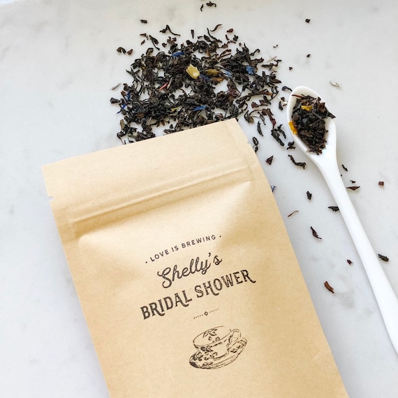 Party Supplies Diy Love Is Brewing Tea Bag Wedding Favors With