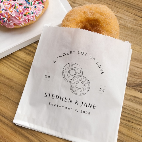 Donut Bags Wedding Favors Bridal Shower Gifts for Guest Etsy