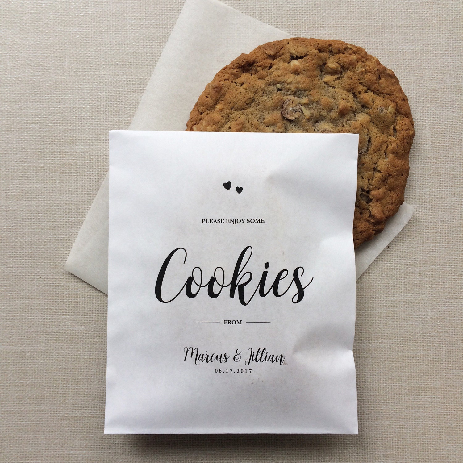 Personalized paper bags for Cookie Favours Cookie Favors Etsy