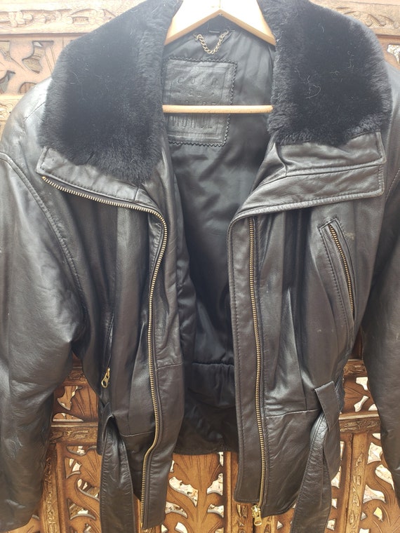 Super Soft Leather Bomber Jacket