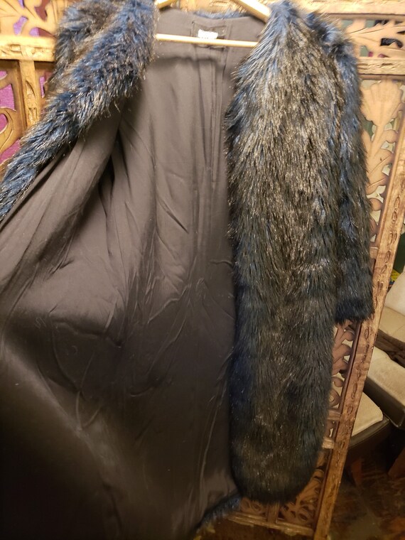 Blue Reformation Faux Fur Coat - Etsy