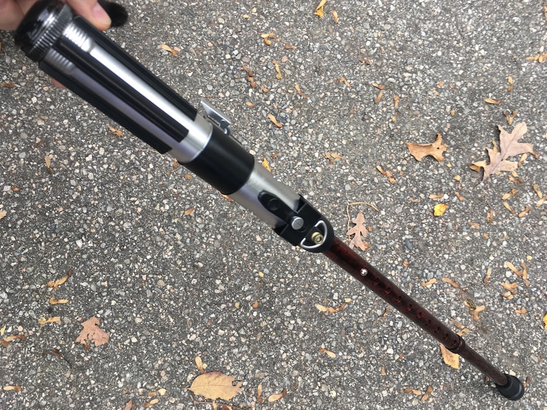 Lightsaber style adjustable Walking cane mobility aid red or Etsy