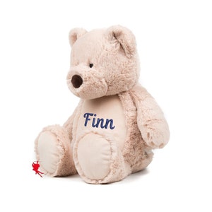 Teddy Bear Cuddly Toy Stuffed Animal with Embroidery Plush Toy Embroidered with Name image 2