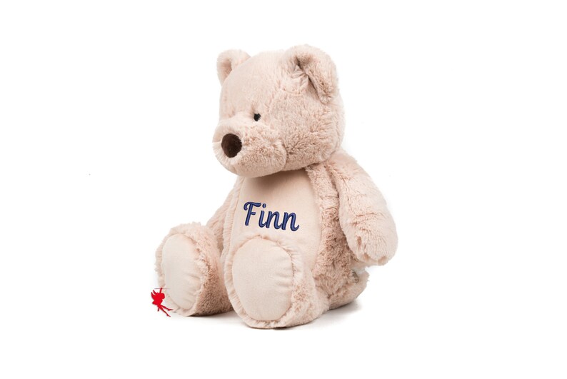 Teddy Bear Cuddly Toy Stuffed Animal with Embroidery Plush Toy Embroidered with Name image 2