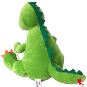 Dino cuddly toy stuffed animal with embroidery plush toy embroidered with name image 7