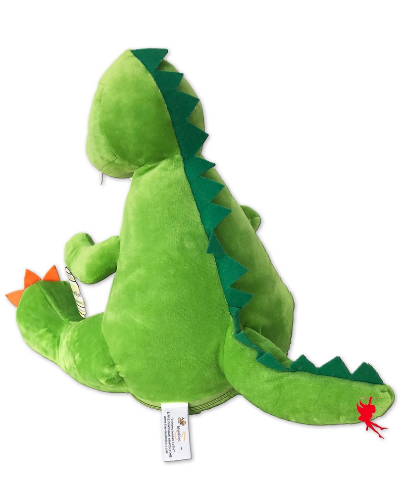 Dino cuddly toy stuffed animal with embroidery plush toy embroidered with name image 7