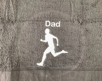 Runner Personalised Embroidered Towels