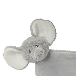 Häschen / Elefant Schmusedecke Kuscheldecke Babydecke bestickt mit Name Bild 10